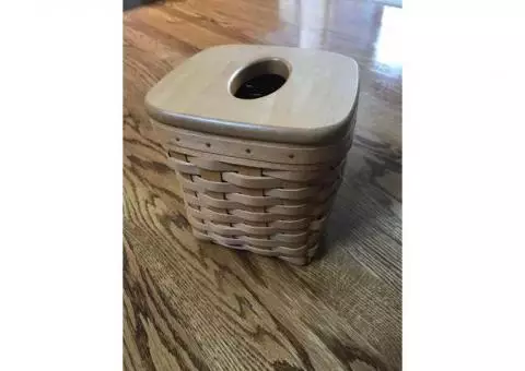 Longaberger Tissue Box/Basket